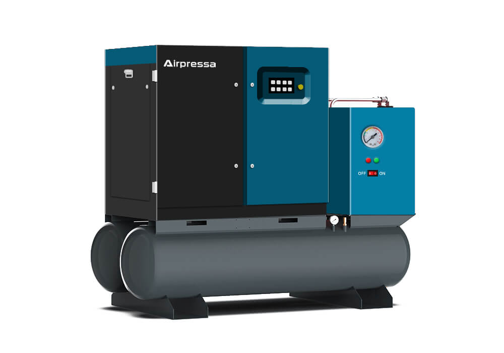 4 in 1 screw air compressor for laser cutting