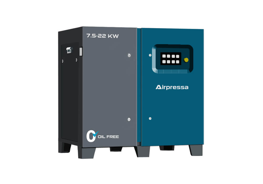 7.5-22 kw screw oil free air compressors