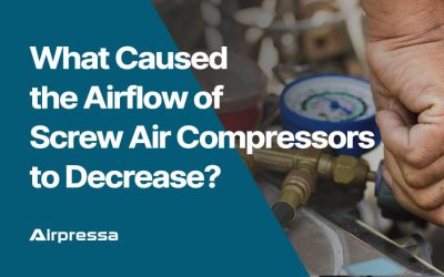 What Caused the Airflow of Screw Air Compressors to Decrease?