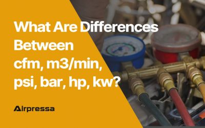 What Are Differences Between cfm, m3/min, psi, bar, hp, kw?